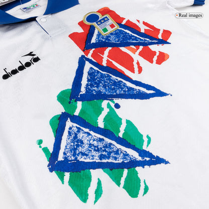 Italy 1994 Ottelua edelt?v? Retro -pelipaita Miesten - kuva 3