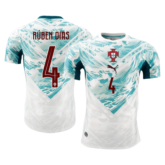 Portugal World Cup 2026 Vieras Pelipaita (Player Version) Miesten RúBEN DIAS #4