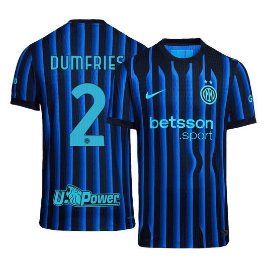 Inter Milan 2025/26 Koti Pelipaita (Player Version) Miesten DUMFRIES #2
