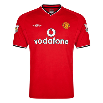 Manchester United 2000/02 Koti Retro -pelipaita Miesten