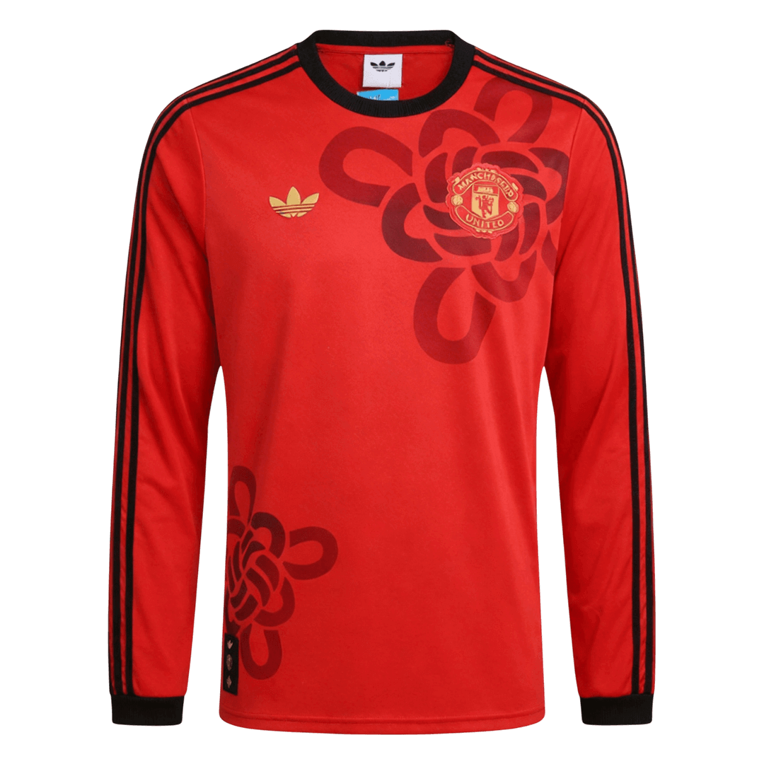 Manchester United 2025/26 Pitk?hihainen pelipaita Miesten