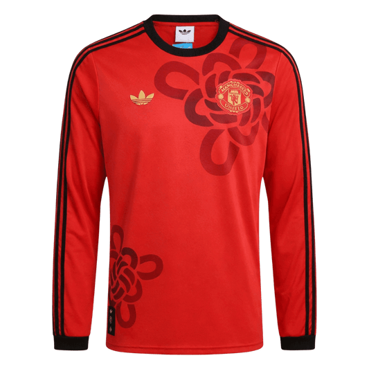 Manchester United 2025/26 Pitk?hihainen pelipaita Miesten