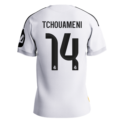 Real Madrid 2025/26 Koti Pelipaita (Player Version) Miesten TCHOUAMENI #14 [PREMIUM] - kuva 9