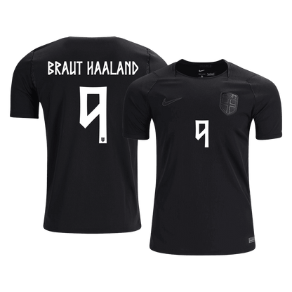 Norway World Cup 2026 Vieras Pelipaita Miesten BRAUT HAALAND #9