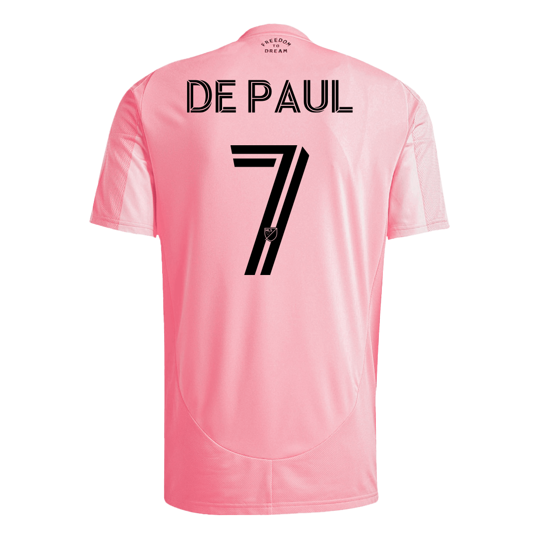 Inter Miami CF 2025 Koti Pelipaita Miesten DE PAUL #7 - kuva 2