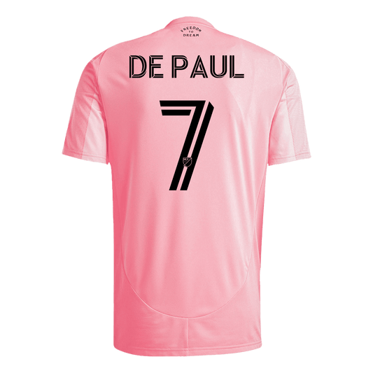 Inter Miami CF 2025 Koti Pelipaita Miesten DE PAUL #7 - kuva 2
