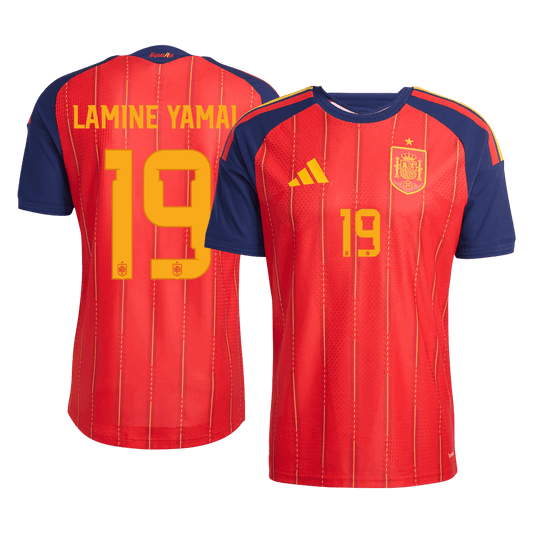 Spain World Cup 2026 Koti Pelipaita (Player Version) Miesten LAMINE YAMAL #19