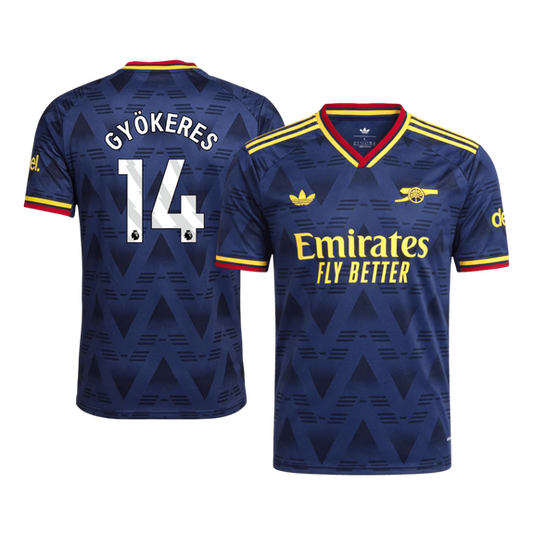 Arsenal vieraspelipaita 2026/27 – Gyökeres #14 (pelaajaversio)