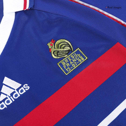 France World Cup 1998 Koti Retro -pelipaita Miesten ZIDANE #10 - kuva 5