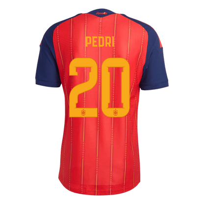 Spain World Cup 2026 Koti Pelipaita (Player Version) Miesten PEDRI #20 - kuva 3
