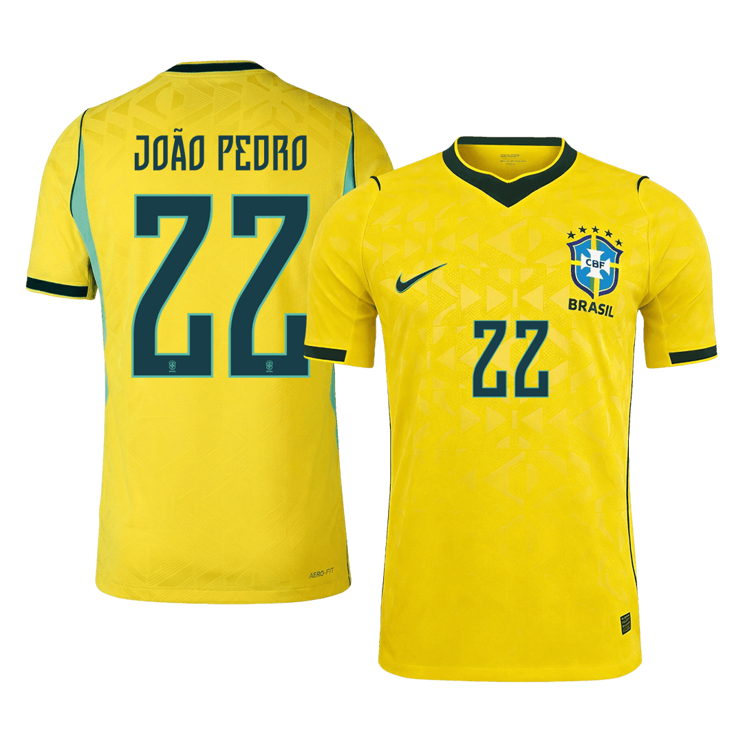 Brazil World Cup 2026 Koti Pelipaita (Player Version) Miesten JO?O PEDRO #22