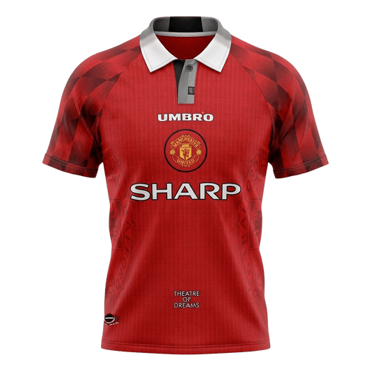 Manchester United 1996/97 Koti Retro -pelipaita Miesten