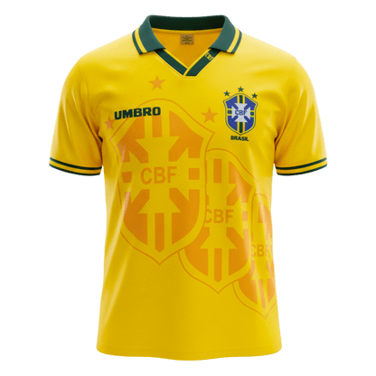 Brazil 1994 Koti Retro -pelipaita Miesten