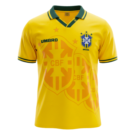 Brazil 1994 Koti Retro -pelipaita Miesten