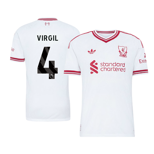 Liverpool vieraspelipaita 2026/27 – Virgil #4 (pelaajaversio)