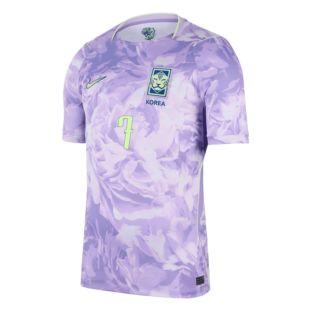 South Korea World Cup 2026 Vieras Pelipaita Miesten HEUNGMIN #7 - kuva 8