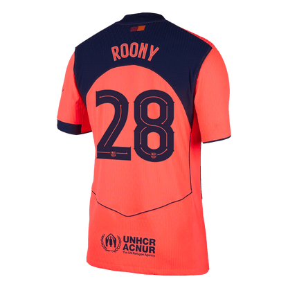Barcelona 2025/26 Kolmas Pelipaita (Player Version) Miesten ROONY #28 - kuva 12