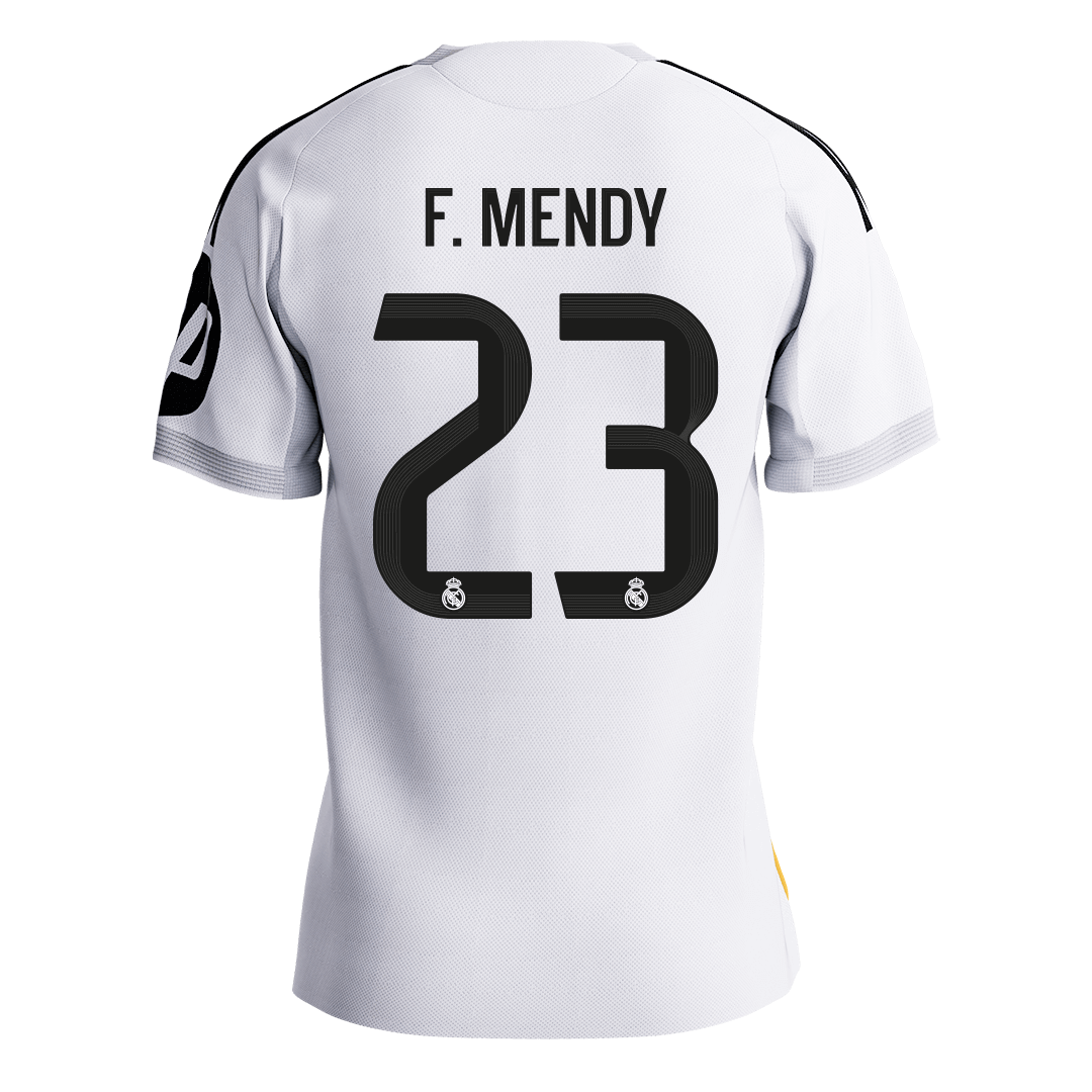 Real Madrid 2025/26 Koti Pelipaita (Player Version) Miesten F.MENDY #23 [PREMIUM] - kuva 9
