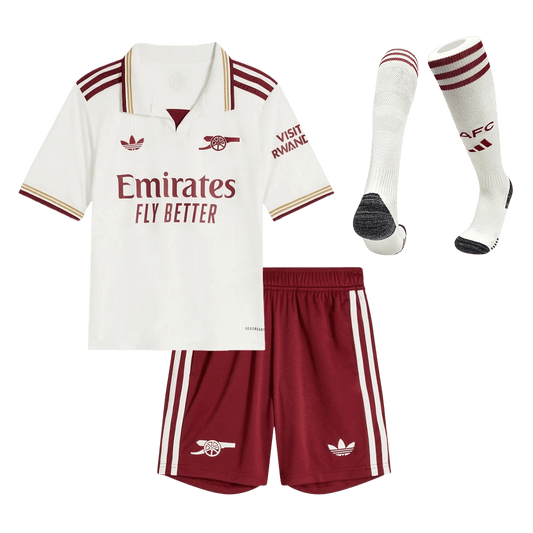 Arsenal 2025/26 Kolmas Lasten t?ydellinen peliasu
