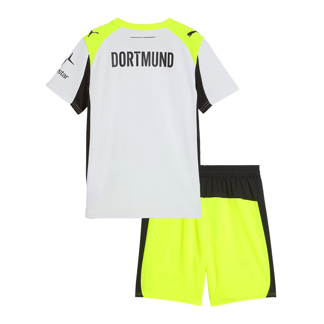 Borussia Dortmund 2025/26 Vieras Pelipaitasetti Lasten - kuva 14
