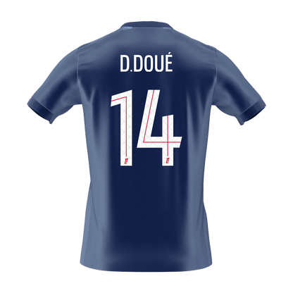 PSG 2025/26 Koti Pelipaita Miesten D.DOUé #14 [PREMIUM] - kuva 8