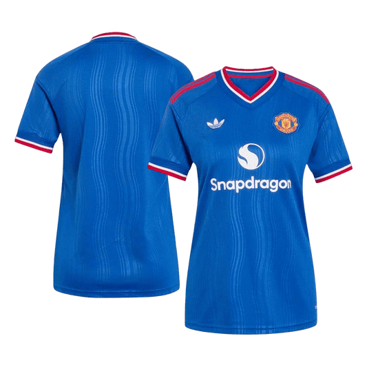 Manchester United naisten vieraspelipaita 2026/27 – etu- ja takapuoli
