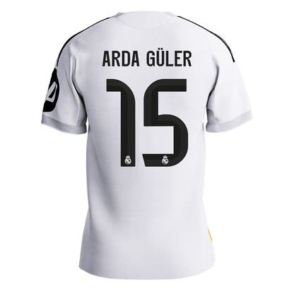 Real Madrid 2025/26 Koti Pelipaita (Player Version) Miesten ARDA GüLER #15 [PREMIUM] - kuva 9