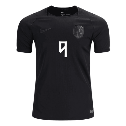 Norway World Cup 2026 Vieras Pelipaita Miesten BRAUT HAALAND #9 - kuva 2