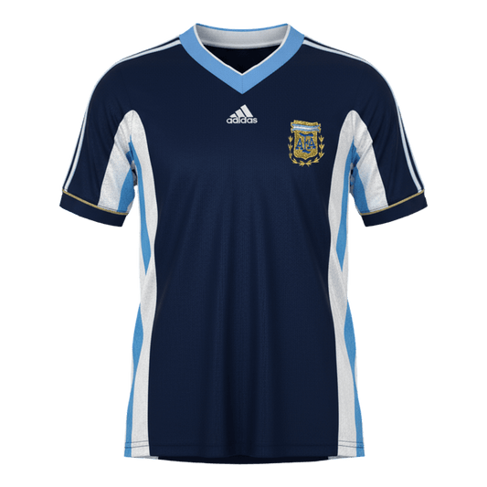 Argentina 1998 Vieras Retro -pelipaita Miesten
