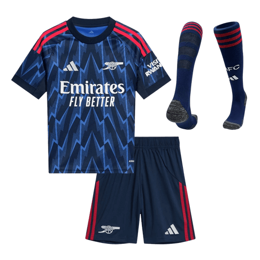 Arsenal 2025/26 Vieras Lasten t?ydellinen peliasu