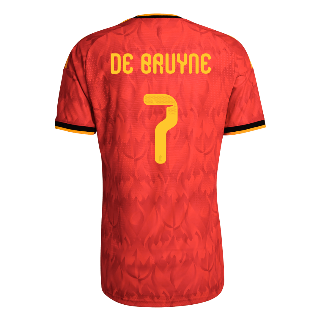 Belgium World Cup 2026 Koti Pelipaita (Player Version) Miesten DE BRUYNE #7 - kuva 8