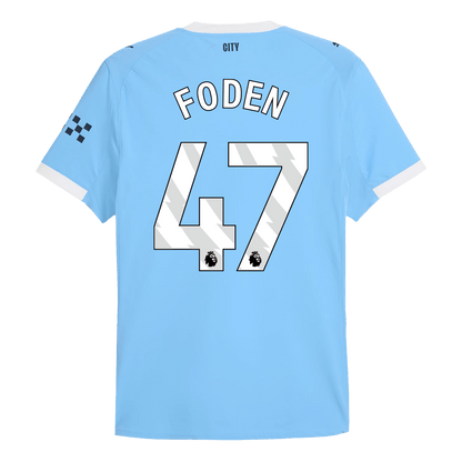 Manchester City 2025/26 Koti Pelipaita (Player Version) Miesten FODEN #47 - kuva 13