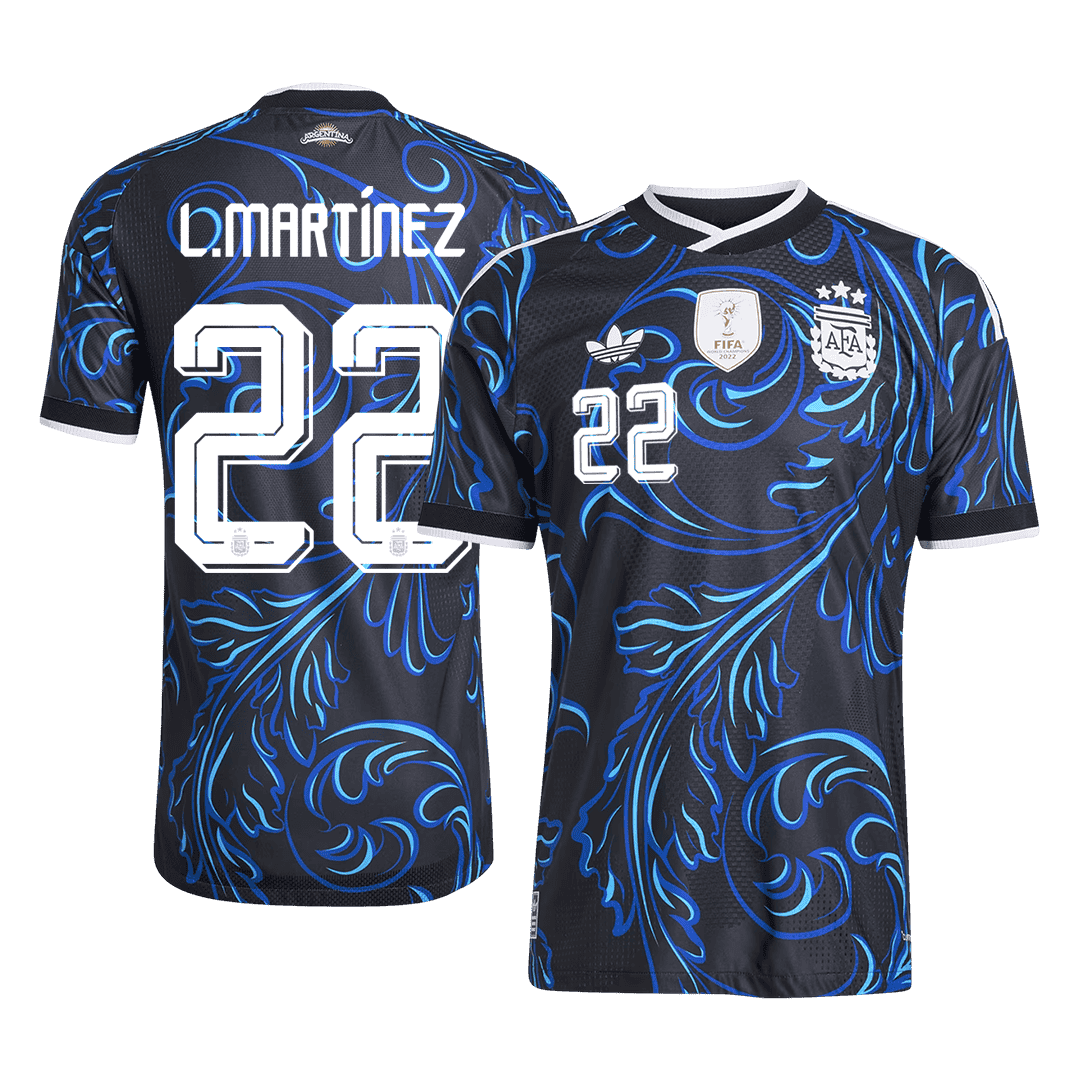 Argentina World Cup 2026 Vieras Pelipaita (Player Version) Miesten L. MARTíNEZ #22