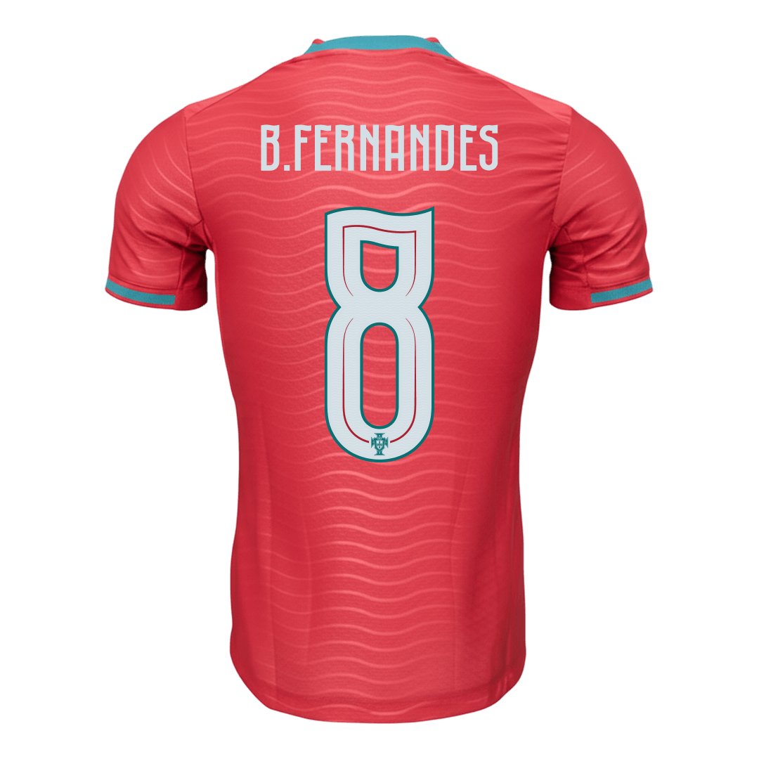 Portugal World Cup 2026 Koti Pelipaita (Player Version) Miesten B.FERNANDES #8 - kuva 8