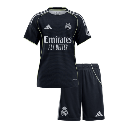 Real Madrid 2025/26 Vieras Pelipaitasetti Lasten [PREMIUM]