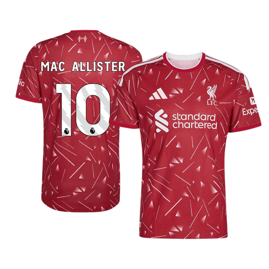 Liverpool kotipelipaita 2026/27 – Mac Allister #10 (pelaajaversio)