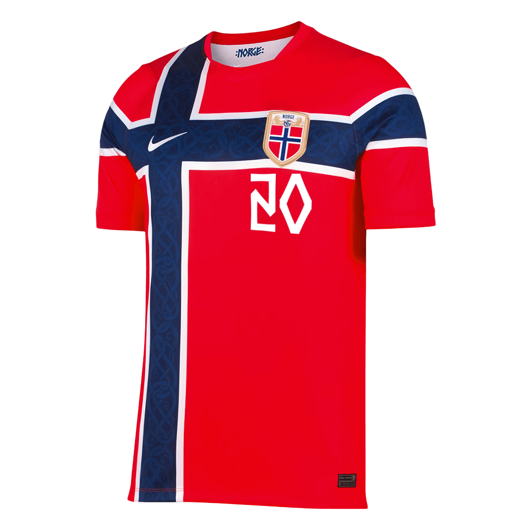 Norway World Cup 2026 Koti Pelipaita Miesten NUSA #20 - kuva 2