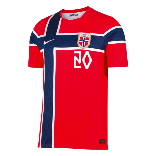 Norway World Cup 2026 Koti Pelipaita Miesten NUSA #20 - kuva 2