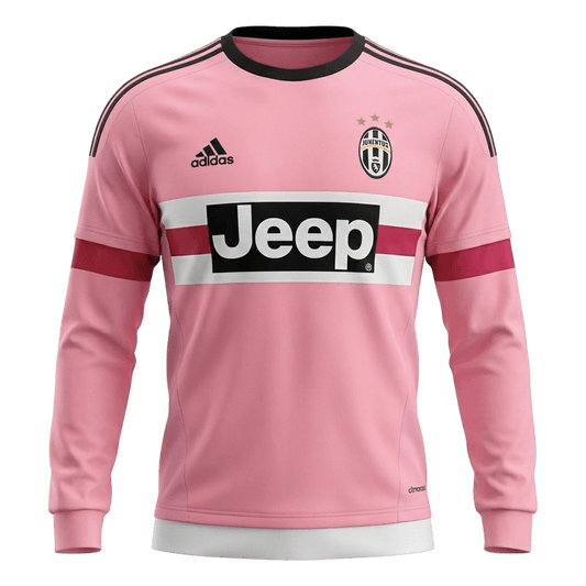 Juventus 2015/16 Vieras Pitk?hihainen Retro -pelipaita Miesten