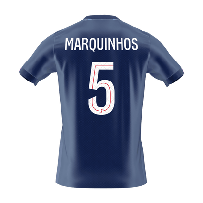 PSG 2025/26 Koti Pelipaita Miesten MARQUINHOS #5 [PREMIUM] - kuva 2