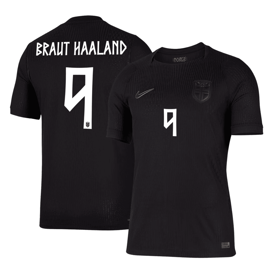 Norway World Cup 2026 Vieras Pelipaita (Player Version) Miesten BRAUT HAALAND #9