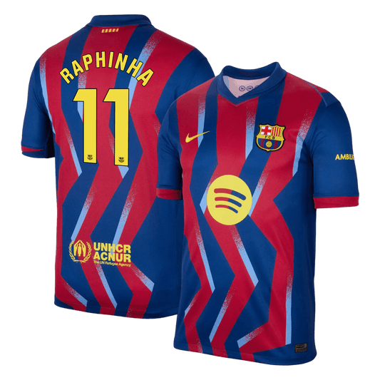 Barcelona 2025/26 Nelj?s Pelipaita Miesten RAPHINHA #11