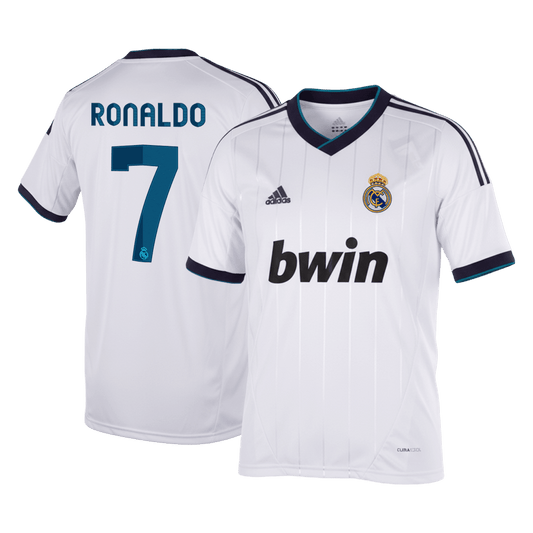 Real Madrid 2012/13 Koti Retro -pelipaita Miesten RONALDO #7