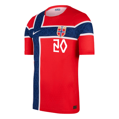 Norway World Cup 2026 Koti Pelipaita (Player Version) Miesten NUSA #20 - kuva 2