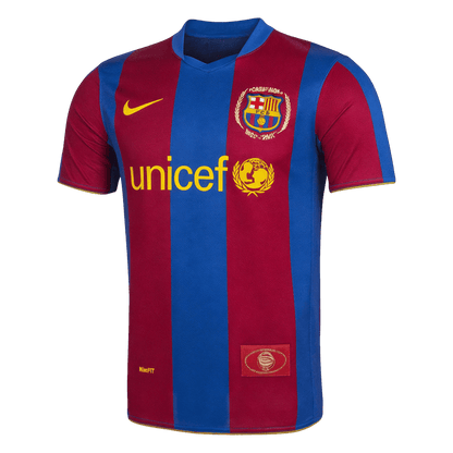Barcelona 2007/08 Koti Retro -pelipaita Miesten