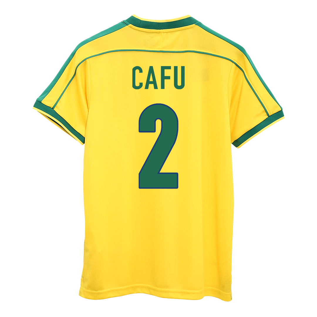 Brazil World Cup 1998 Koti Retro -pelipaita Miesten CAFU #2