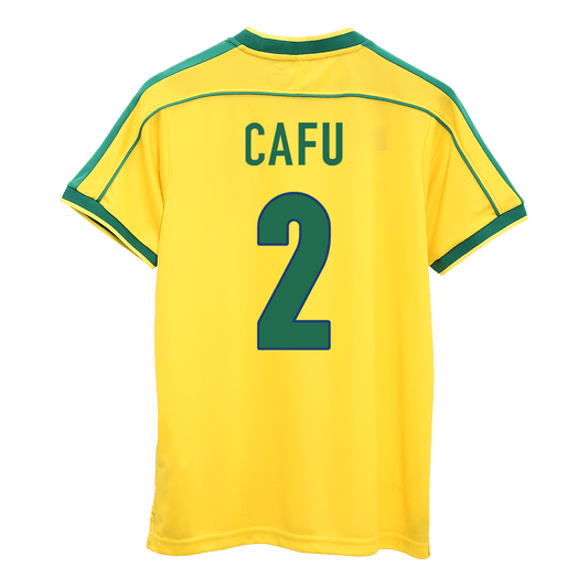 Brazil World Cup 1998 Koti Retro -pelipaita Miesten CAFU #2