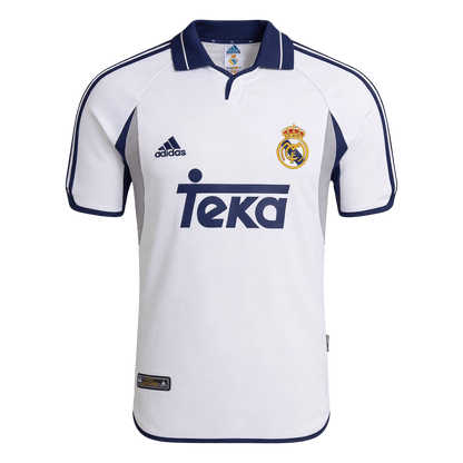 Real Madrid 2000/01 Koti Retro -pelipaita Miesten
