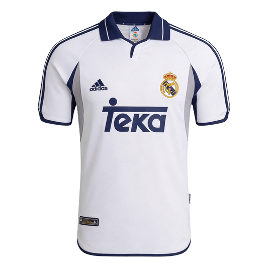 Real Madrid 2000/01 Koti Retro -pelipaita Miesten