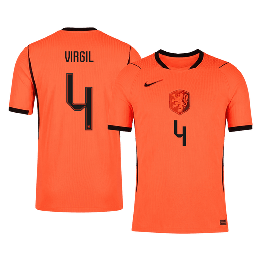 Netherlands World Cup 2026 Koti Pelipaita (Player Version) Miesten VIRGIL #4